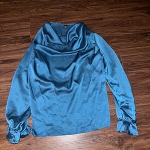 Elegant Blue Women's Top